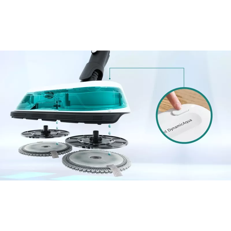 Bosch BCS71HYG1 Stabstauger/Elektrobürste Batterie Trocken-Nass HEPA Beutellos 0,3 L 23,5 W Schwarz, Weiß 3 Ah