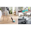 Bosch BCS71HYG1 Stabstauger/Elektrobürste Batterie Trocken-Nass HEPA Beutellos 0,3 L 23,5 W Schwarz, Weiß 3 Ah