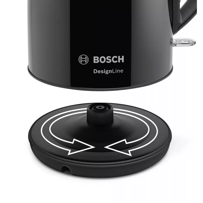 Bosch TWK3P423 Wasserkocher 1,7 l 2400 W schwarz