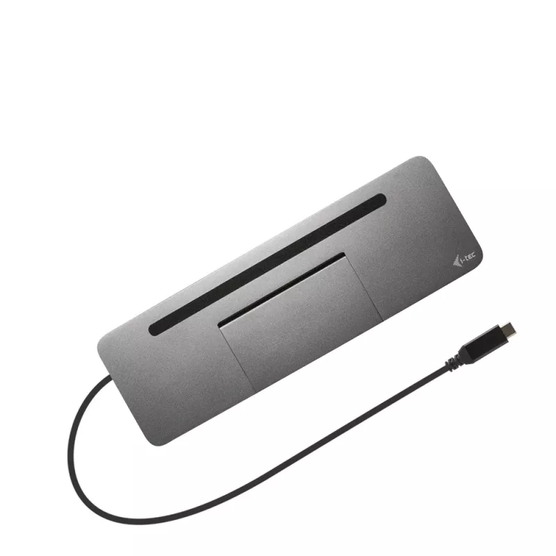 i-tec Metal SB-C Ergonomische 4K 3x Display Dockingstation mit Power Delivery 85 W + Universalladegerät 100 W