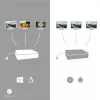 i-tec Metal SB-C Ergonomische 4K 3x Display Dockingstation mit Power Delivery 85 W + Universalladegerät 100 W