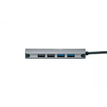 i-tec Metal USB-C Nano 2x Display Docking Station mit PD 100 W + Ladegerät 100W