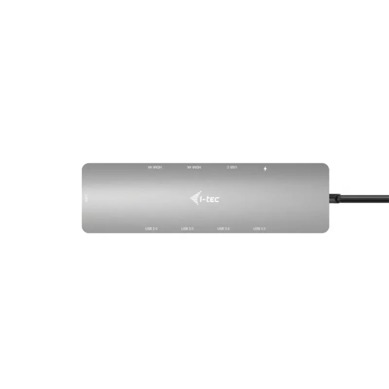 i-tec Metal USB-C Nano 2x Display Docking Station mit PD 100 W + Ladegerät 100W