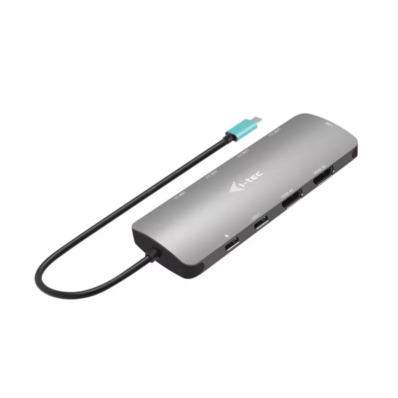 i-tec Metal USB-C Nano 2x Display Docking Station mit PD 100 W + Ladegerät 100W