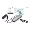 i-tec Metal USB-C Nano 2x Display Docking Station mit PD 100 W + Ladegerät 100W