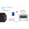 i-tec Metal USB-C Nano Dock HDMI/VGA mit LAN + Ladegerät 100 W