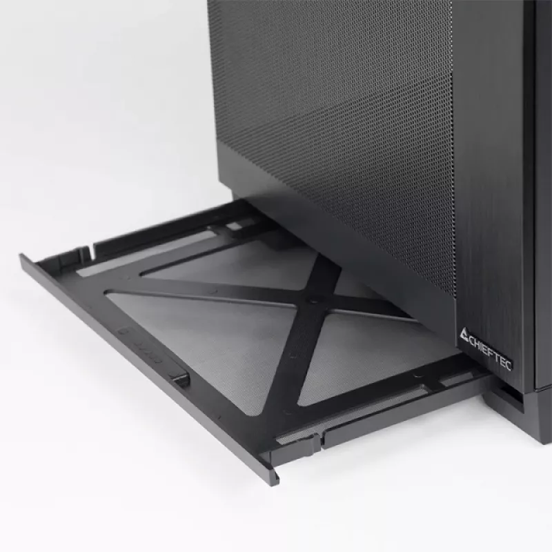 Chieftec mATX Gehäuse GM-30B-M-OP, schwarz, Cube
