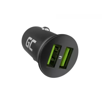 Auto-/Innenraum-Ladegerät Grün Cell CADM-GC-36AA 36W 2x USB-A Schwarz für 3,6–12V Stromquelle