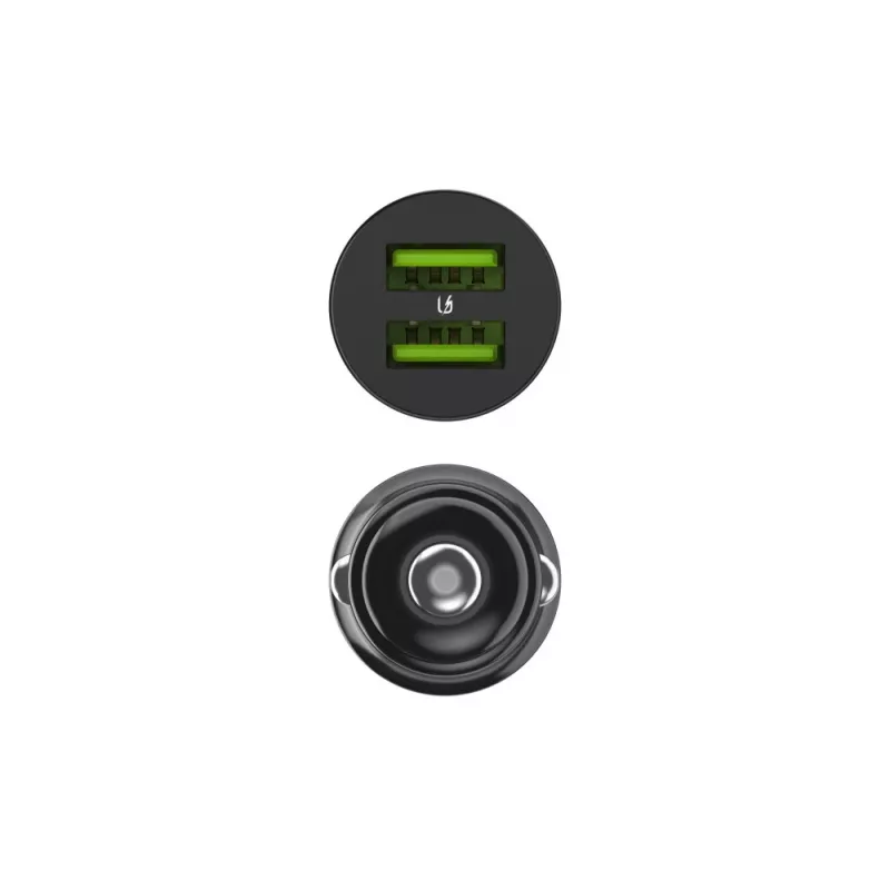Auto-/Innenraum-Ladegerät Grün Cell CADM-GC-36AA 36W 2x USB-A Schwarz für 3,6–12V Stromquelle