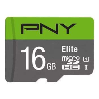 PNY Micro SD Elite 16GB Class 10 UHS-I U1 + SD-Adapter Lesen 100 MB/s