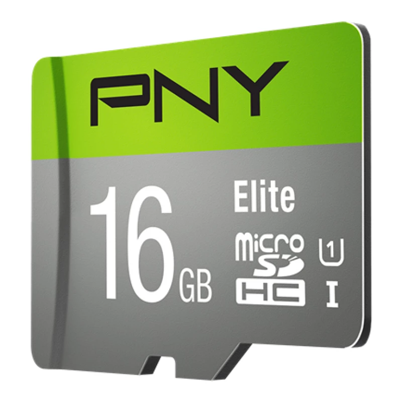 PNY Micro SD Elite 16GB Class 10 UHS-I U1 + SD-Adapter Lesen 100 MB/s