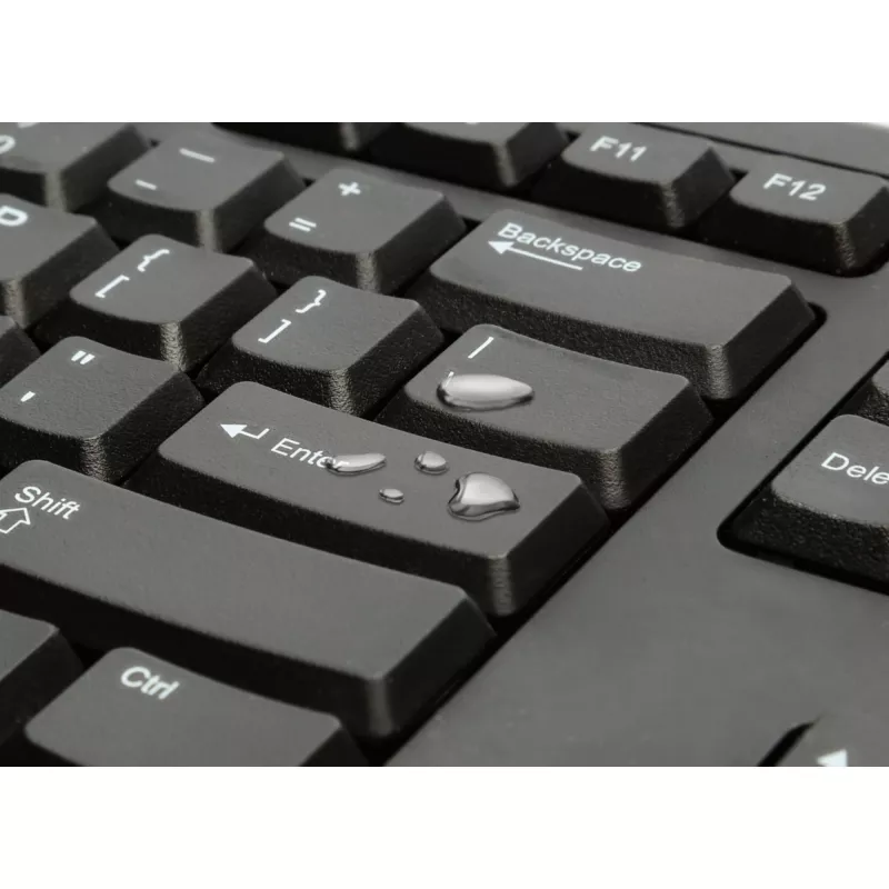 Kensington K63727WW, Full-size (100%), Kabelgebunden, USB, Membran, QWERTY, Schwarz