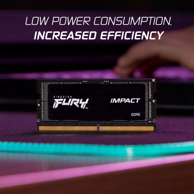 Kingston Technology FURY 32 GB 5600 MT/s DDR5 CL40 SODIMM (Kit of 2) Impact PnP