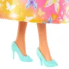 Barbie A Touch of Magic Royal-Puppe mit hell hervorgehobenem Haar, Rock mit Schmetterlingsdruck und Zubehör