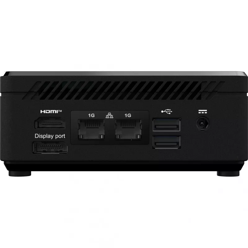 MSI Cubi N ADL S-078EU Intel® N N100 4 GB DDR4-SDRAM 128 GB SSD Windows 11 Pro Mini-PC Schwarz