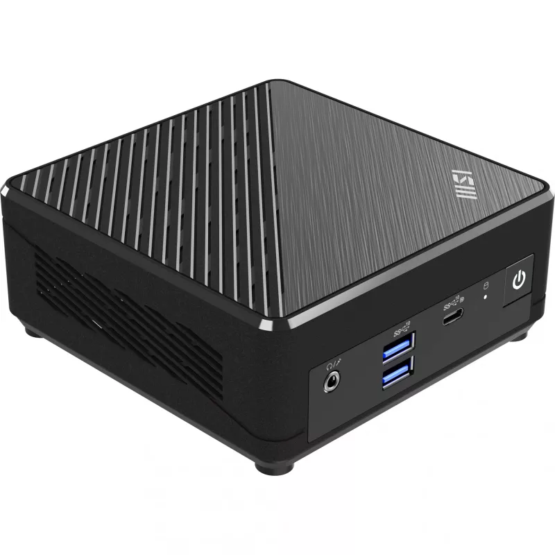 MSI Cubi N ADL S-078EU Intel® N N100 4 GB DDR4-SDRAM 128 GB SSD Windows 11 Pro Mini-PC Schwarz