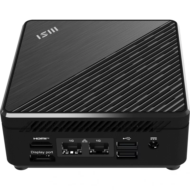 MSI Cubi N ADL S-078EU Intel® N N100 4 GB DDR4-SDRAM 128 GB SSD Windows 11 Pro Mini-PC Schwarz