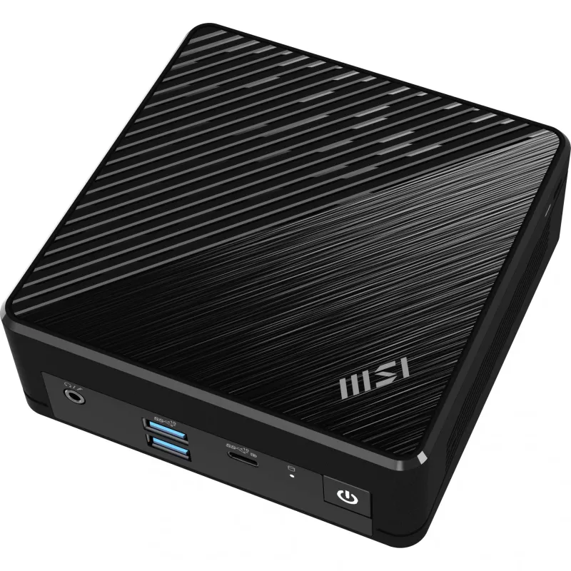 MSI Cubi N ADL S-078EU Intel® N N100 4 GB DDR4-SDRAM 128 GB SSD Windows 11 Pro Mini-PC Schwarz