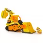 Rubble & Crew, Bark Yard Deluxe Bulldozer Baufahrzeug-Spielzeug mit Lichtern, Geräuschen & Rubble-Actionfigur, Kinderspielzeug für Jungen und Mädchen ab 3 Jahren
