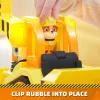 Rubble & Crew, Bark Yard Deluxe Bulldozer Baufahrzeug-Spielzeug mit Lichtern, Geräuschen & Rubble-Actionfigur, Kinderspielzeug für Jungen und Mädchen ab 3 Jahren