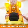 Rubble & Crew, Bark Yard Deluxe Bulldozer Baufahrzeug-Spielzeug mit Lichtern, Geräuschen & Rubble-Actionfigur, Kinderspielzeug für Jungen und Mädchen ab 3 Jahren