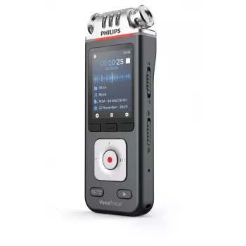 Philips VoiceTracer Schwarz, Grau