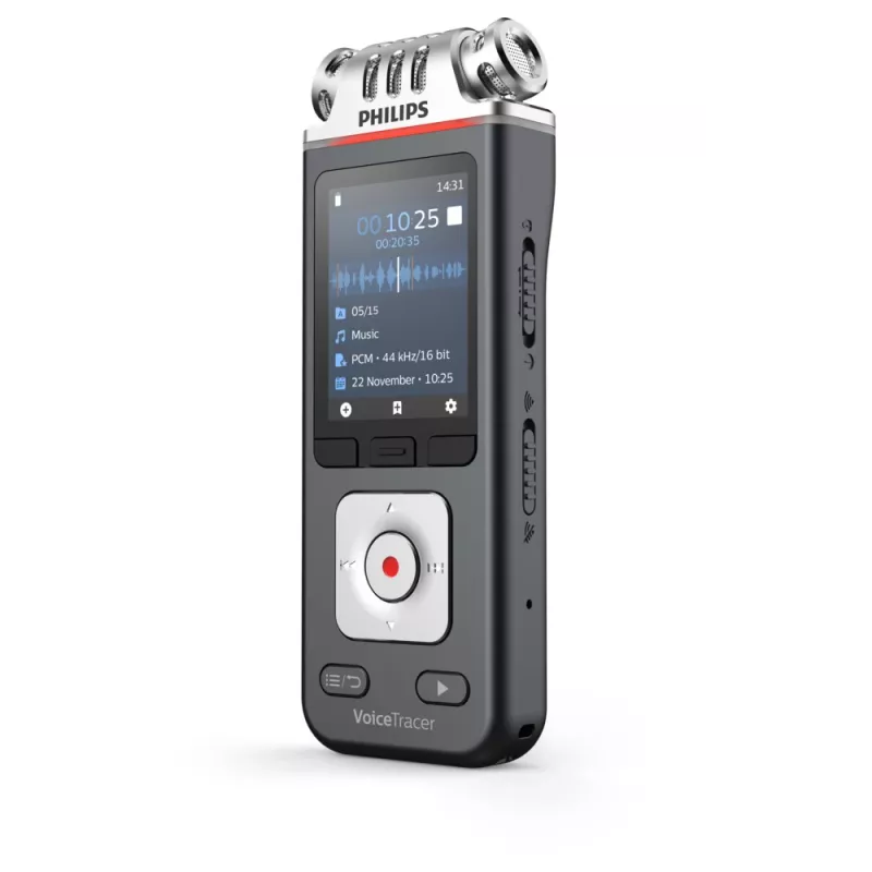 Philips VoiceTracer Schwarz, Grau