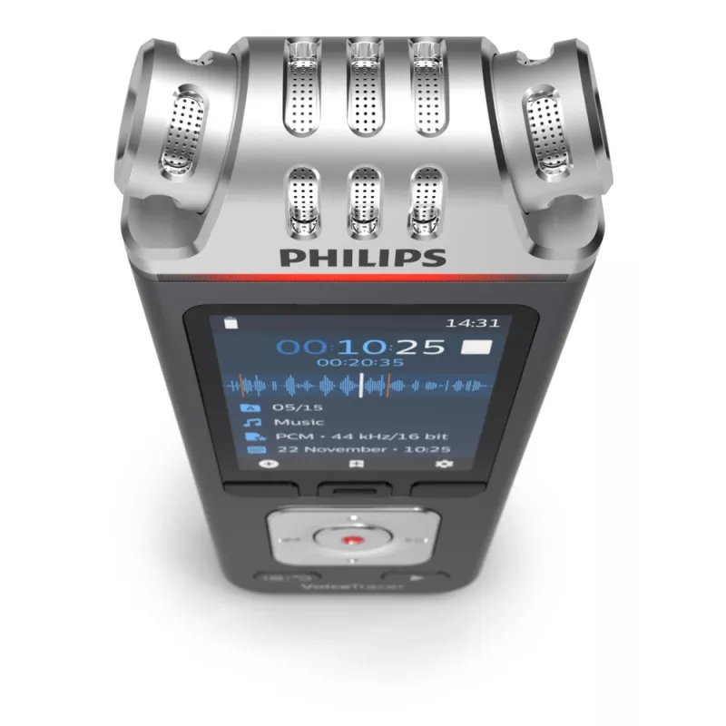 Philips VoiceTracer Schwarz, Grau
