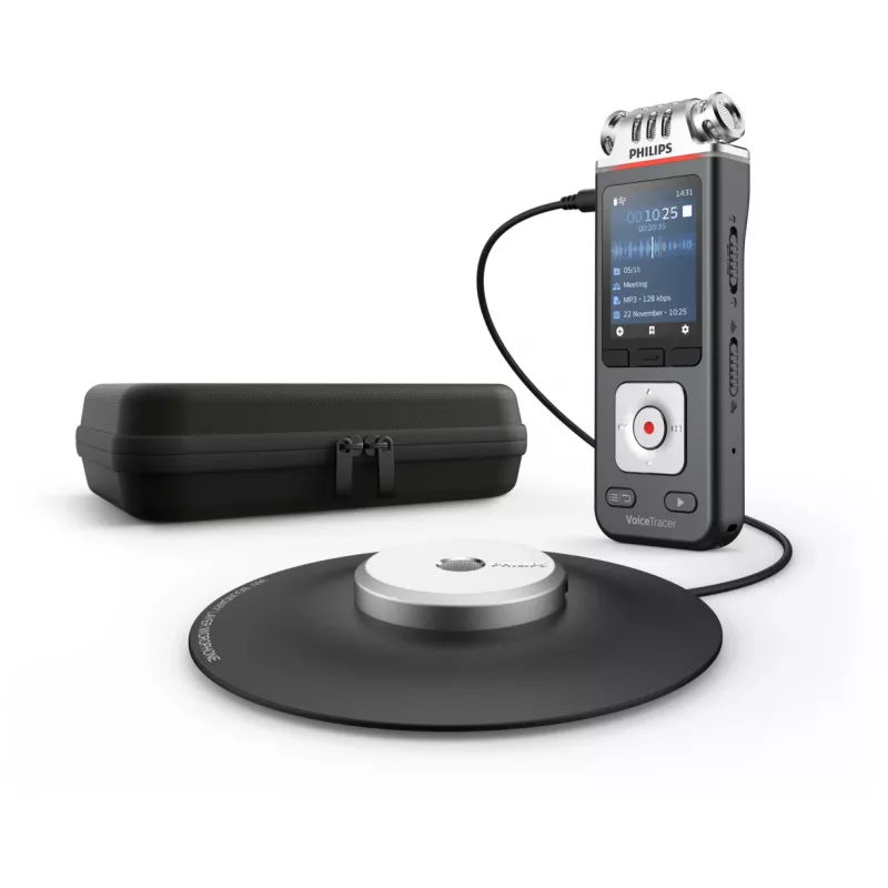 Philips VoiceTracer Schwarz, Grau
