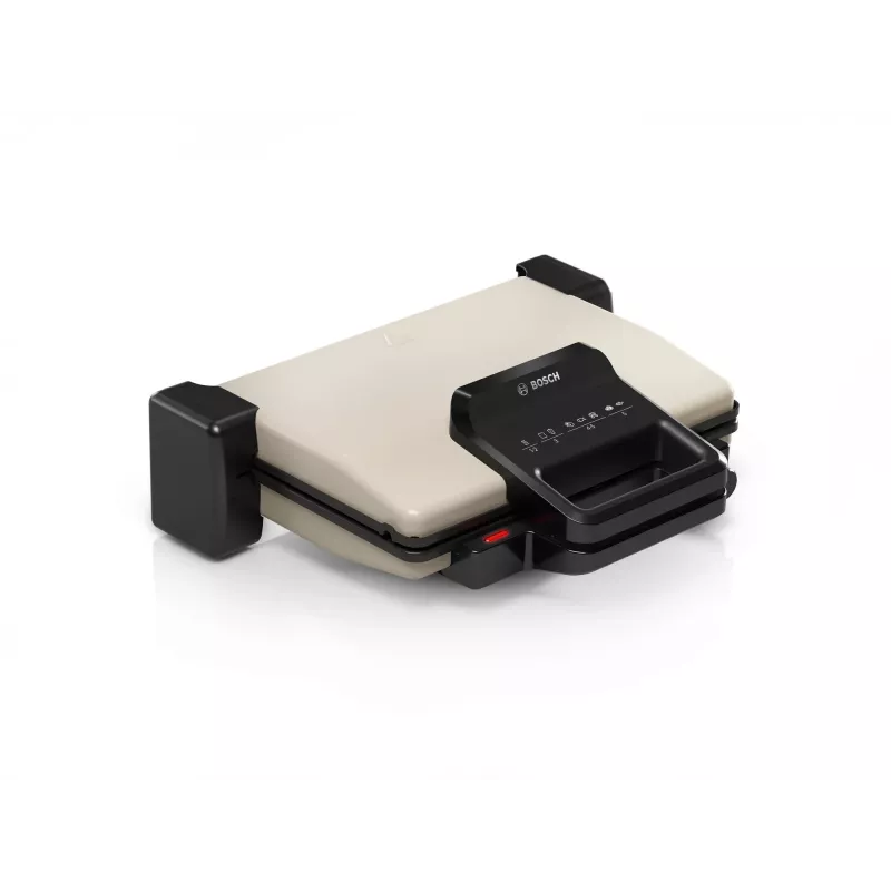 Kontaktgrill Bosch TCG3302 2000W mit 310x220 mm Keramikplatten, einstellbarem Thermostat, abnehmbaren spülmaschinenfesten Platten