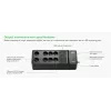APC Back-UPS, 500VA/300W Boden-/Wandmontage, 230V, 8x CEE 7/3 Schuko-Steckdosen, USB-Typ-A-Anschluss, benutzeraustauschbare Batterie