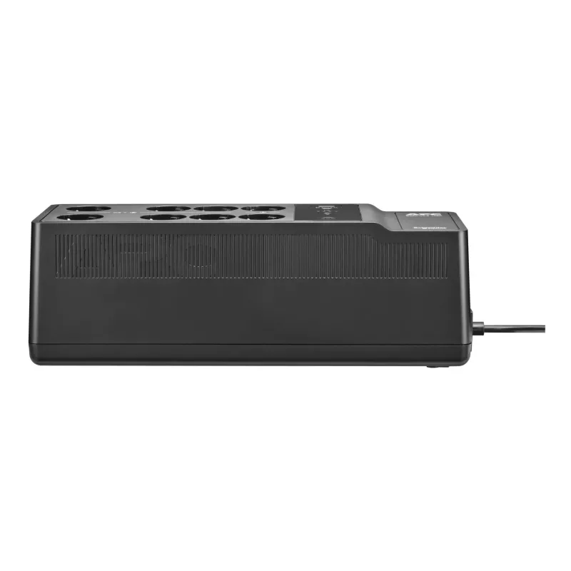 APC Back-UPS, 1050VA/600W Boden-/Wandmontage, 230V, 8x Schuko CEE 7/3 Steckdosen, USB Typ A+C Anschluss, Austauschbare Batterie