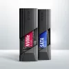 Axagon EEM2-GTS2 Externes USB-C 10-Gbit/s-Metallgehäuse für M.2 NVMe & SATA SSD-Laufwerke. Schraubenlos