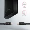 Axagon EEM2-UB2 Externes USB-C 10Gbps Metallgehäuse für M.2 NVMe SSD-Laufwerke. Schwarz
