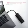Axagon EEM2-UB2 Externes USB-C 10Gbps Metallgehäuse für M.2 NVMe SSD-Laufwerke. Schwarz