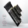 Axagon EEM2-UB2 Externes USB-C 10Gbps Metallgehäuse für M.2 NVMe SSD-Laufwerke. Schwarz