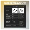 Axagon ADA-HCPD USB-C auf 3,5-mm-Klinke – Hi-Res-DAC-Audioadapter, 384 kHz/32 Bit, PD 60 W 3 A