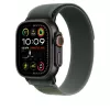 Band Apple 49mm Grün Trail Loop S/M Schwarz Titanium Finish