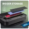 Axagon HMC-UFO USB-C Hub M.2 SATA/NVMe 1 Gbit/s Ethernet 384 kHz Audio Wired USB 3.2 Gen 2 (3.1 Gen 2) Type-C Schwarz
