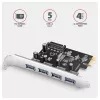 Axagon PCEU-430RS PCIe Controller 4x ext. USB-A 5Gbps Port