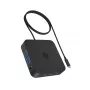 ICY BOX IB-DK4090-C Dockingstation USB 3.2 Gen 2 (3.1 Gen 1) Typ-C Schwarz
