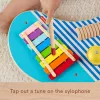 Fisher-Price Holz-Musiktisch mit Percussion-Instrumenten, 3 Holzteile