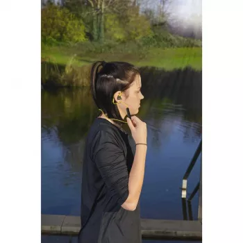 Hama Freedom Athletics II Headset kabellos Ohrhaken, In-Ear Sport Bluetooth Schwarz, Gelb