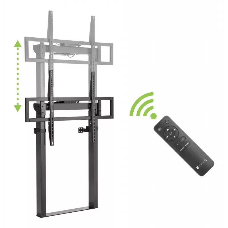 Techly ICA-TR68MW TV-Halterung/Standfuß 2.54 m (100 Zoll) Schwarz