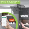 Techly Motorisierte schwenkbare Decken-TV-Halterung Smart-Home-Integration für Fernseher von 32 bis 70 Zoll