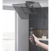 Techly Motorisierte schwenkbare Decken-TV-Halterung Smart-Home-Integration für Fernseher von 32 bis 70 Zoll