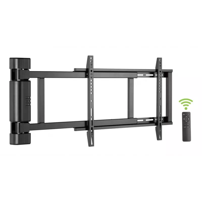 TV-Wandhalterung TECHLY 368697 für 32–75 Zoll Bildschirme, elektrische Verstellung, max. Traglast 50 kg