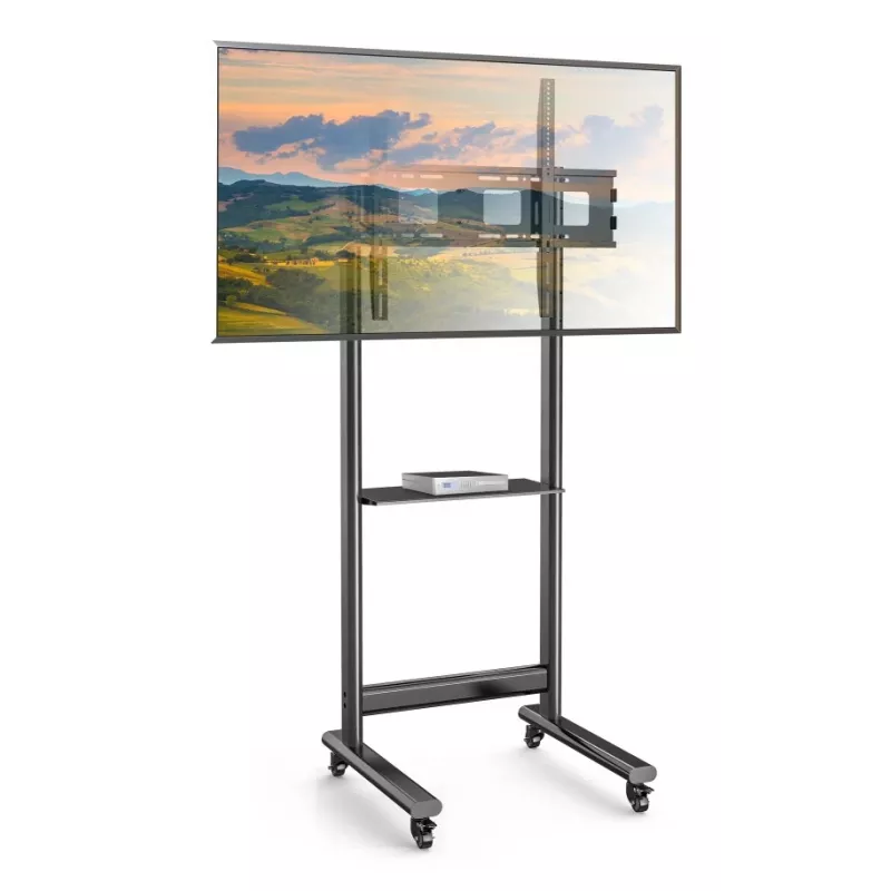 Techly ICA-TR74 TV-Wandhalterung/Standfuß 2,29 m (90 Zoll) Schwarz