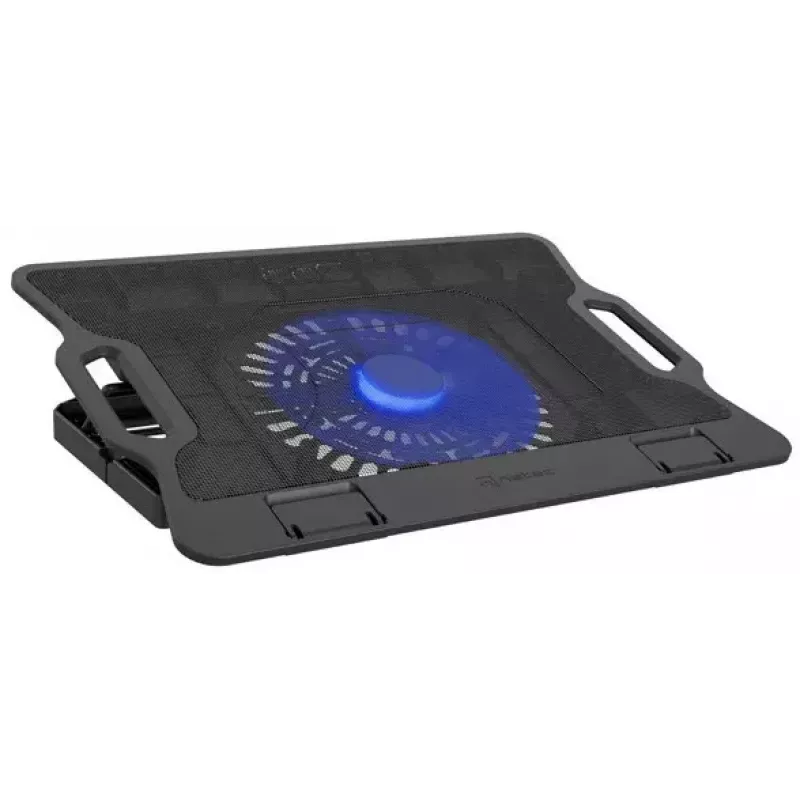 Laptop-Kühlpad NATEC DIPPER 2 für 17,3 Zoll (43,9 cm), 1 Lüfter 18 cm, 650 U/min, USB, schwarz