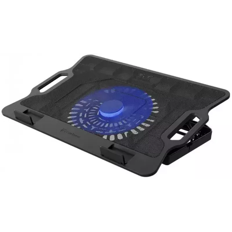 Laptop-Kühlpad NATEC DIPPER 2 für 17,3 Zoll (43,9 cm), 1 Lüfter 18 cm, 650 U/min, USB, schwarz